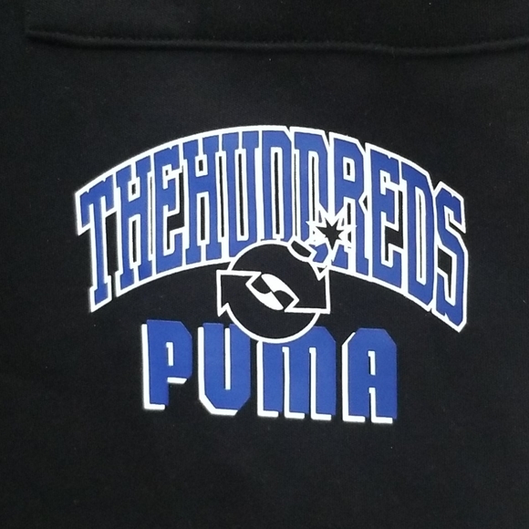 NWT Puma x The Hundreds Black and Grey Reversible Shorts - Picture 3 of 11